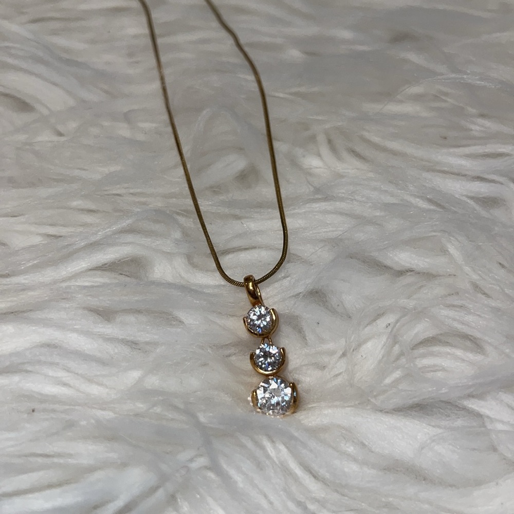 Gold color necklace